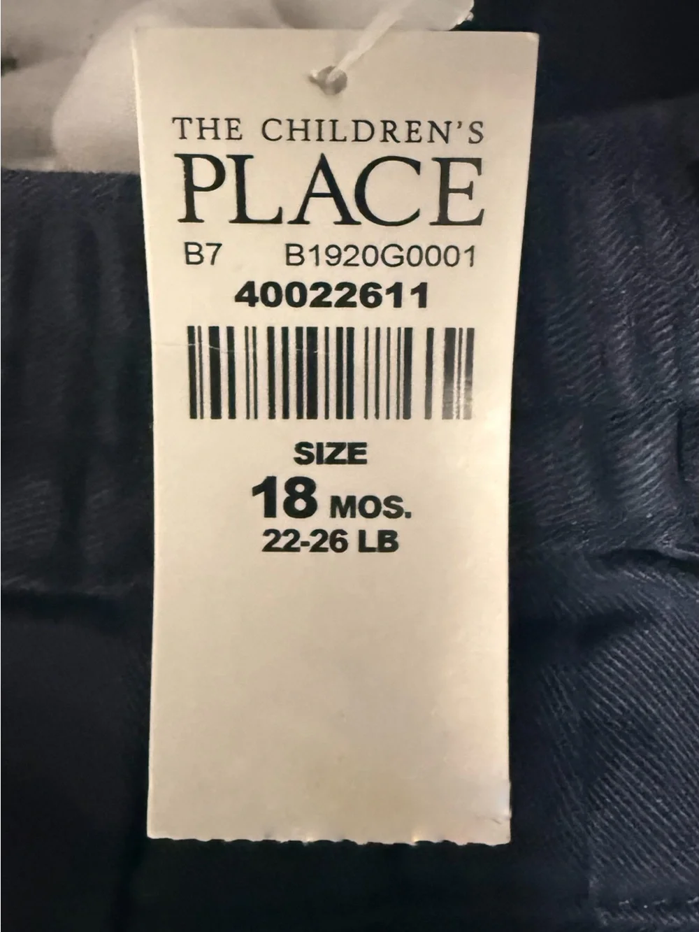 The Children's Place Dark Navy Toddler Dress Pants